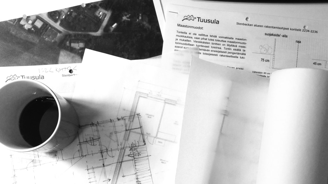 L-House tuusula finland architect office design sketch
