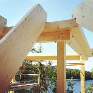 pyramid house finland wood construction lake paolo caravello studio void